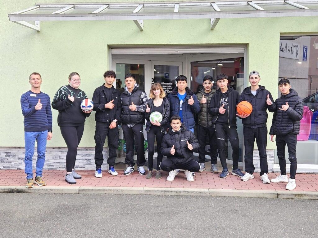 Spende des Sportgeschäfts "Bischof Sport & Mode Apolda"