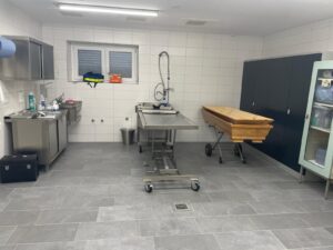 Ein Raum um Tode zu präparieren
